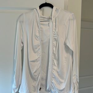 Workout jacket stretchy